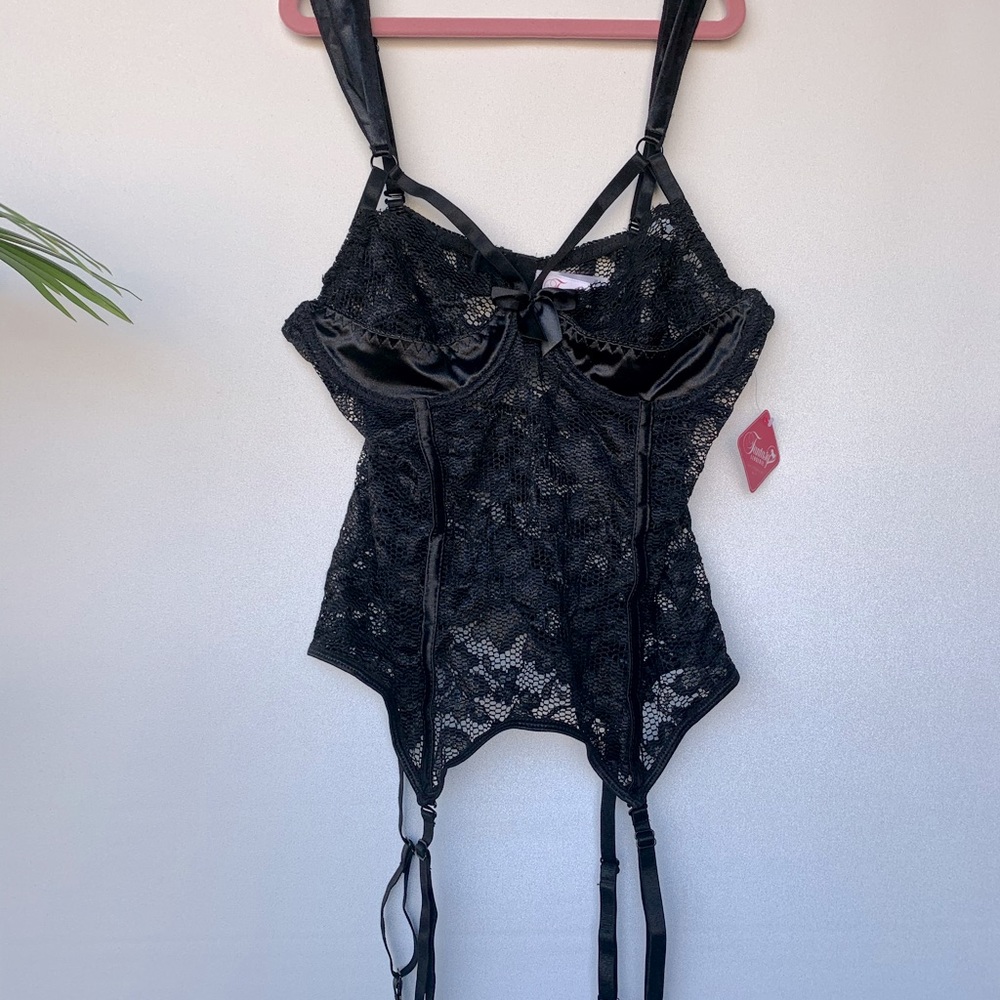 COPY - S/M black lace Fantasy Lingerie with panties